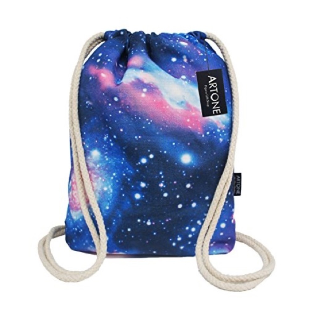Artone Galaxy Drawstring Canvas Bag